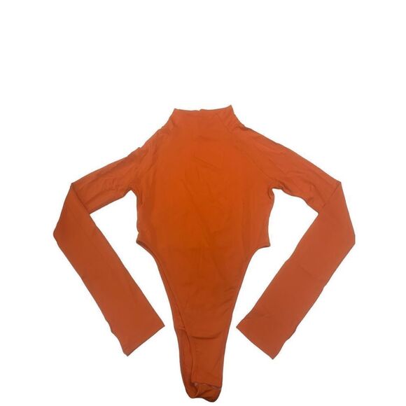 Spandex Mock Neck High Qaulity Bodysuit - Picture 2 of 10